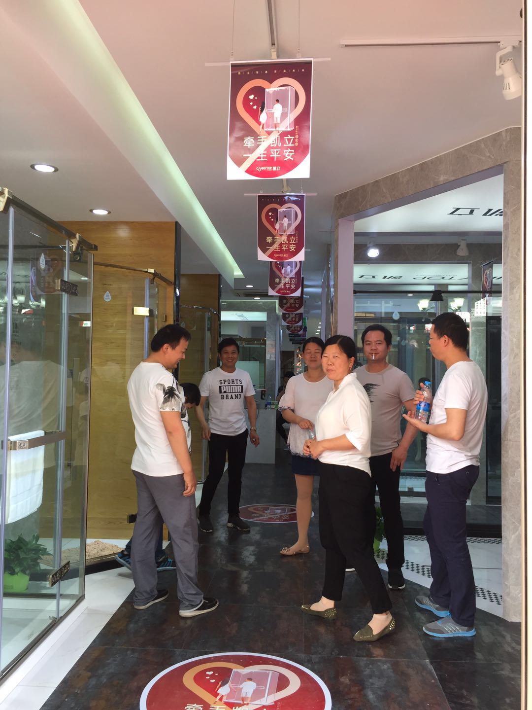 热烈祝贺凯立淋浴房江苏溧阳专卖店隆重开业！